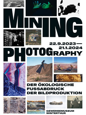 Logo Ausstellung Mining Photography. Der ökologische Fussabdruck der Bildproduktion
