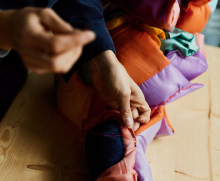 Logo Textile industry & Artists in Residence
